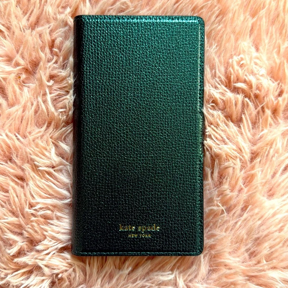 Kate Spade Iphone Xs Max Magnetic Wrap Folio Case! NWOT